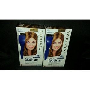 (2) Boxes Clairol Nice’N Easy Root Touch Up Matches Medium Golden Brown Shade 5G